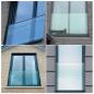 Preview: Französiche Balkone Aluminium Profile für Glas Rahmen Elox H1000mm L1000mm